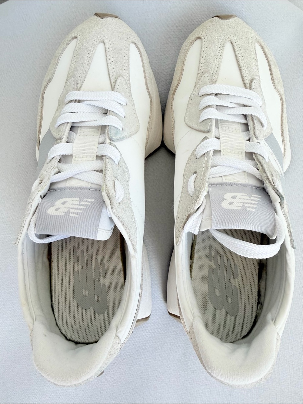 New Balance 327 Women’s Sea Salt Brighton Grey Sneakers - Picture 10 of 12